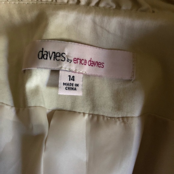 Erica Davies Jacket with Ruffles Size 14 - Picture 5 of 9